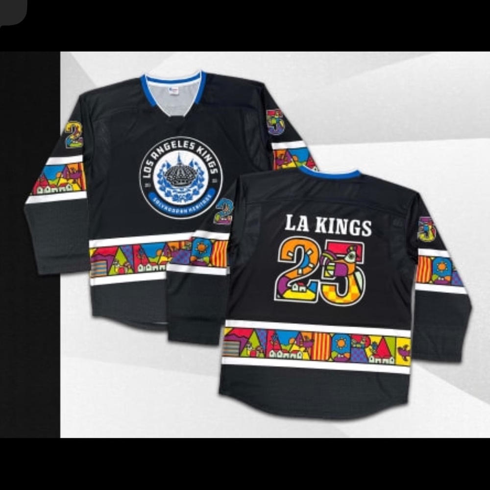 NHL LA KINGS EL SALVADOR HERITAGE Hockey Jersey